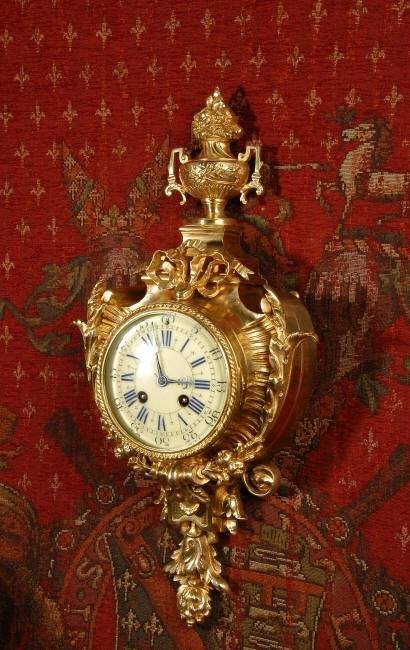 fig 1. Stunning Louis XVI Cartel Clock by A. D. Mougin ~ Antique French - Circa 1870.